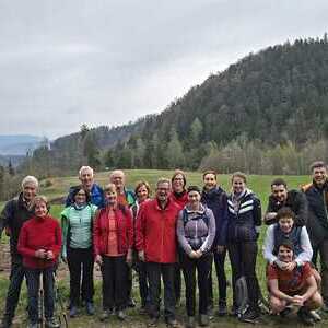 Traditionell pilgerten wir am weißen Sonntag nach Rein
