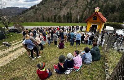 Segnung der Osterspeisen am Karsamstag in Deutschfeistritz